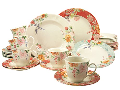 19428 série crimson service de table chine mult...