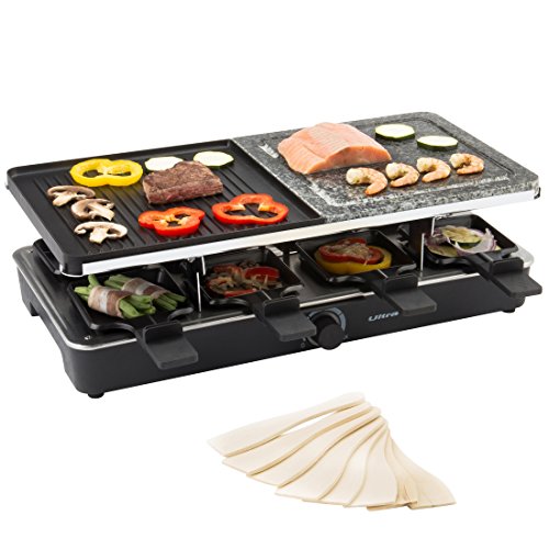 Ultratec Four à raclette pour 8 personnes avec 2 grilles 1400 w 4046228193915 (4046228193915)
