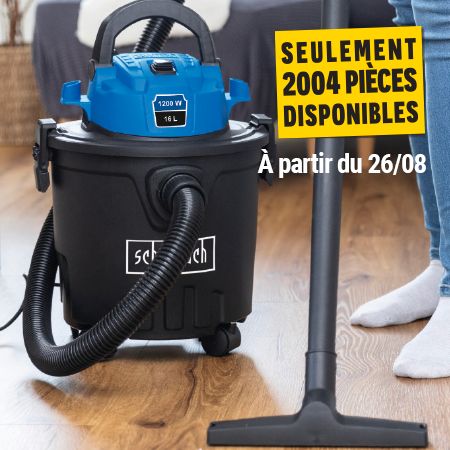 ASPIRATEUR EAU ET POUSSIERE 16L SCHEPPACH code EAN 4046664256267 