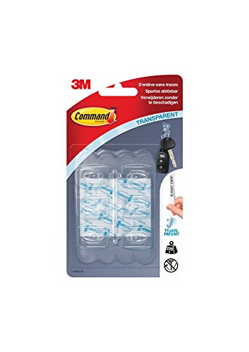 Petits crochets transparents, 6 crochets 8 lang...