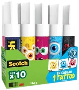 10 BÂTONS DE COLLE 8G