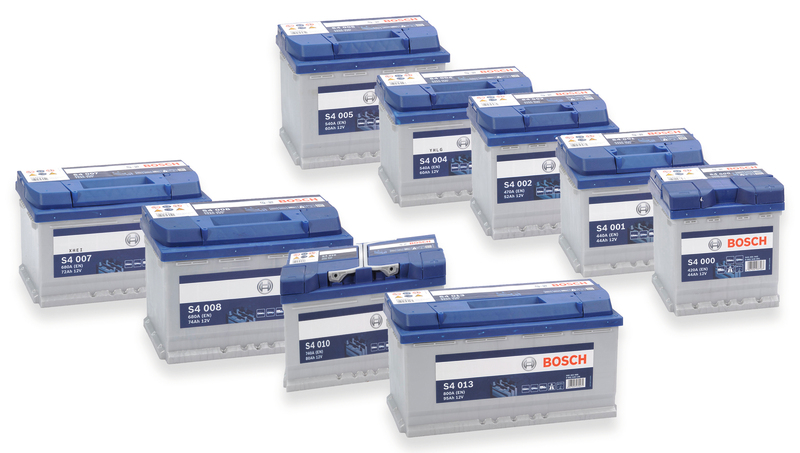 DIFFÉRENTES BATTERIES bosch