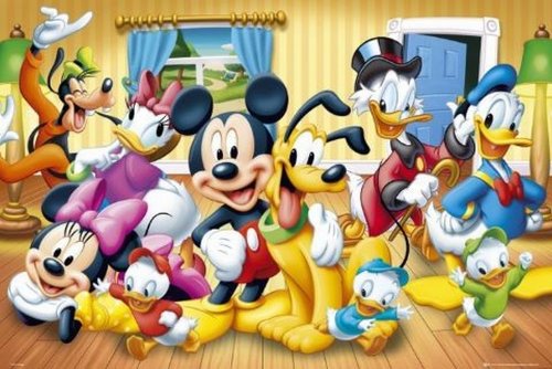 1art1 56565 Poster Walt Disney Mickey et ses Am...