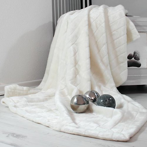 XXL - Couverture -Plaid - imitation fourrure «D...