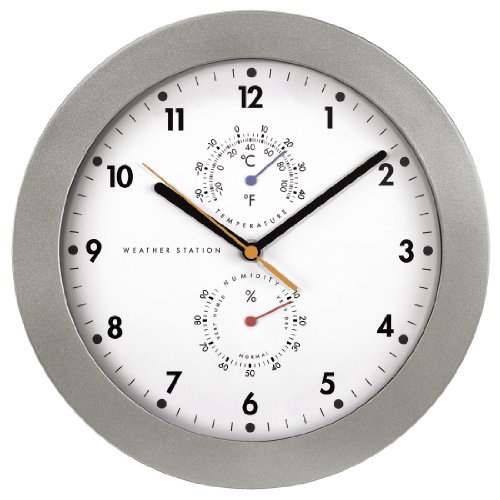 00123159 horloge argent, blanc