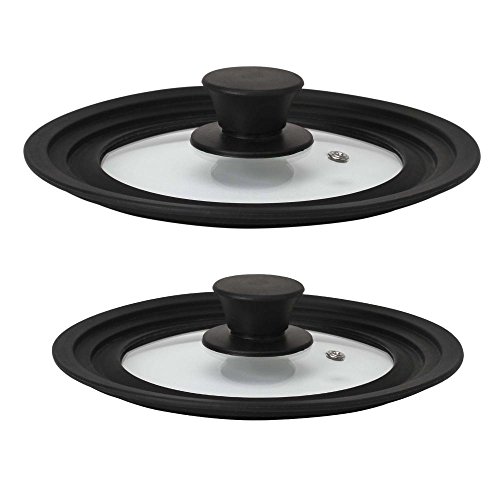 culinario - Lot de 2 couvercles universels en v...