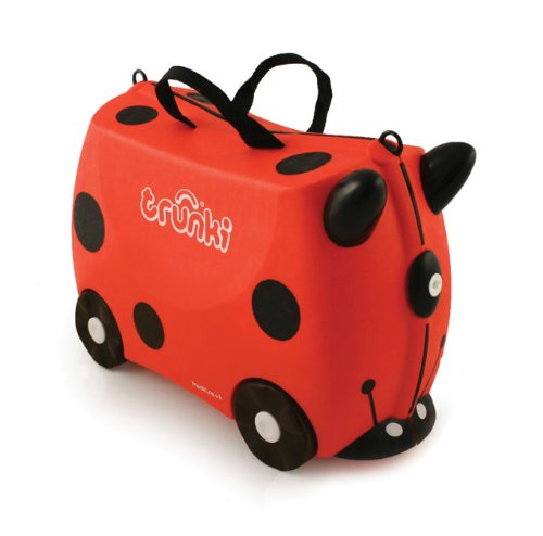 Com - 10102 - valise à roulettes trunki coccinelle