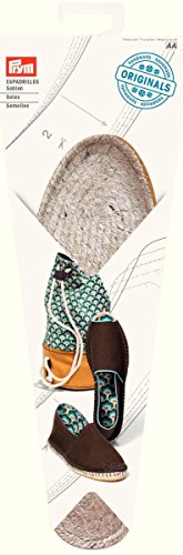 Espadrille semelles tissé avec base en caoutcho...