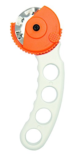 Rouleau cutter, avec 3 lames, blanc, orange