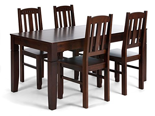 massivum Ensemble table à manger et chaises ANTONIO II en pin colonial 4050107248788 (4050107248788)