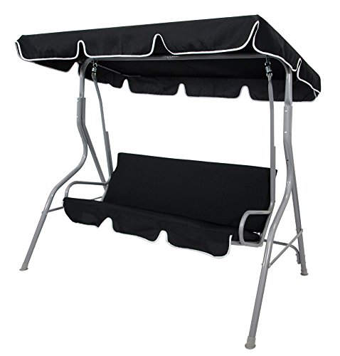 Florida Balancelle 3 places, support argenté, h...