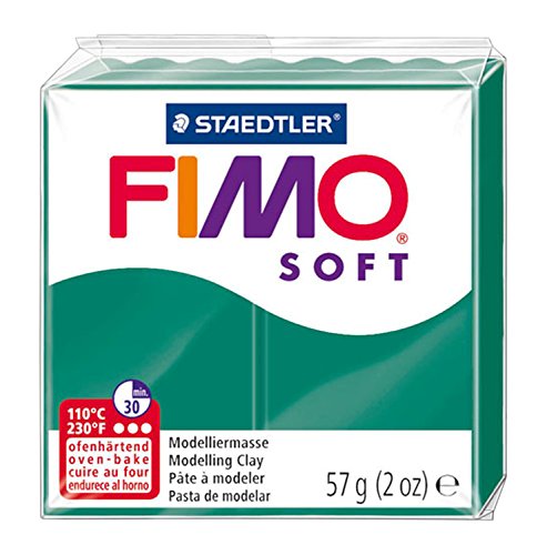 - fimo soft - pain pâte à modeler 57 g vert eme...