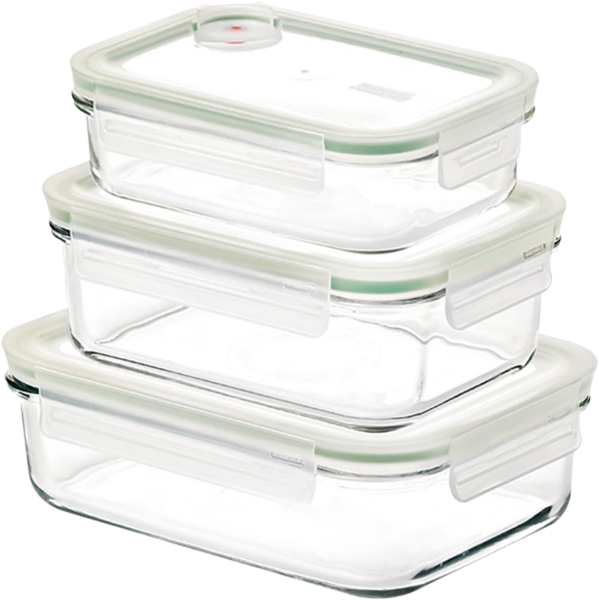  Lot De 3 Boites Rectangles 0.40 L + 0.71 L + 1 L code EAN 4051266796851 