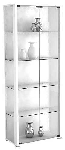 904129 verona vitrine indépendante bois blanc 1...