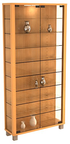 906126 lumo maxi vitrine indépendante bois beig...