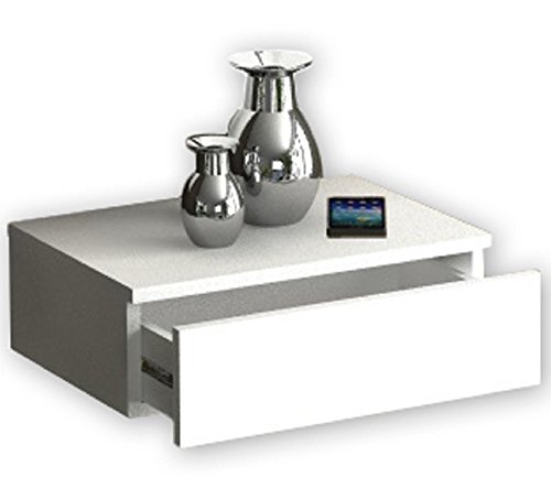 911197 blado-1 tiroir mural bois blanc 15 x 46 ...