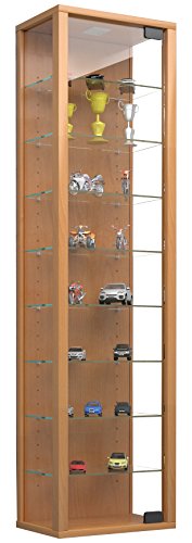 911775 stano vitrine sans éclairage led bois/ve...