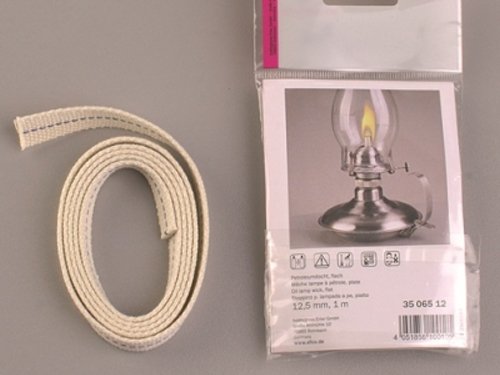 Fil plat lampe à huile mèche, 12,5 mm x 1 m