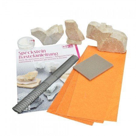 Stéatite 10-parts animaux set complet, multicolore