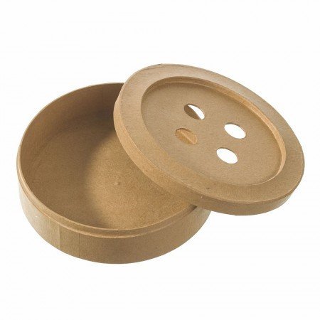 Art box bouton, ø 12,5 x 4 cm en carton,