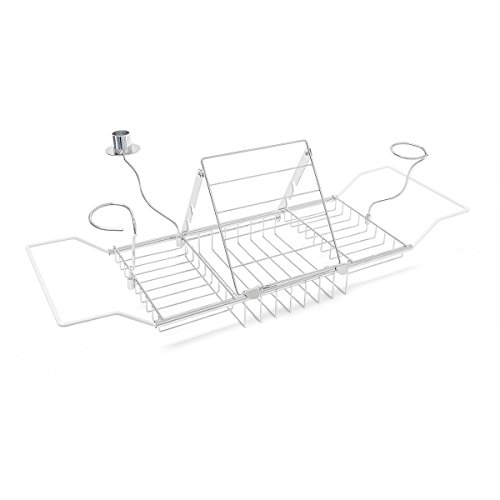 Pont baignoire acier inoxydable support livre b...