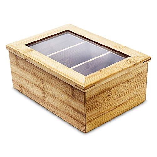 10018874-341 boîte à thé avec couvercle et 9 ca...