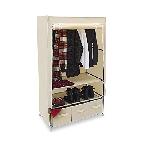 Armoire pliante valentin l penderie avec housse...