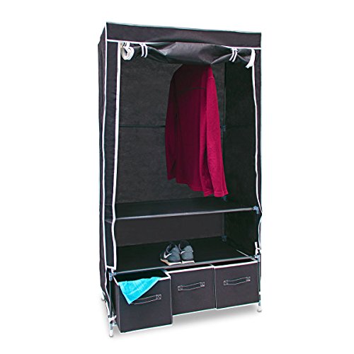 Armoire pliante valentin l penderie avec housse...