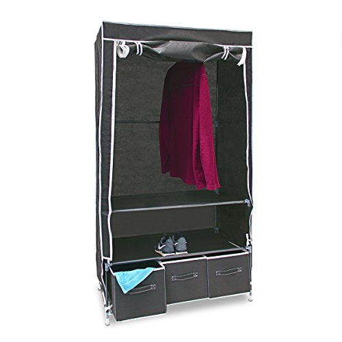 Armoire pliante valentin l penderie avec housse...
