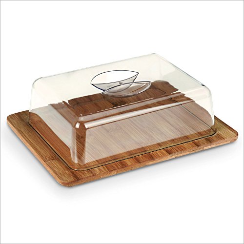 Plateau Cloche à fromage Bambou service 26 x 20...