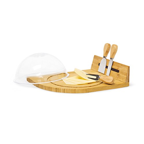 Planche à découper fromage en bambou set de 3 c...