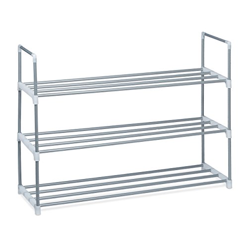 Meuble à chaussures en métal hxlxp: 70 x 90 x 3...