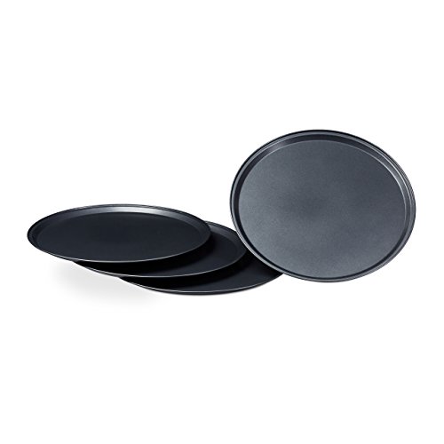 Plaques de cuisson pizza avec perforations rond...