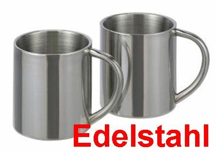 Gobelet isotherme en acier inoxydable, 2 x gobe...