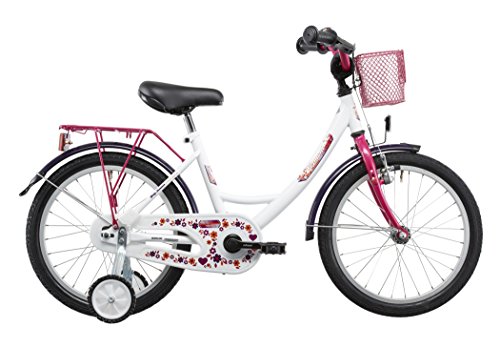 Girly - vélo enfant 18 pouces - rouge/rose 2016...