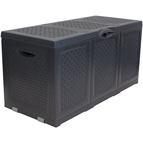 Coffret de rangement en plastique à roulettes r...