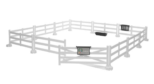 - 62504 - véhicule miniature - barrières - enclos pour animaux - blanc 4053893581213 Bruder