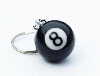 Aisyice Das original 8 ball eight ball 8 ball le noir comme pendentif 4053929719443 (4053929719443)