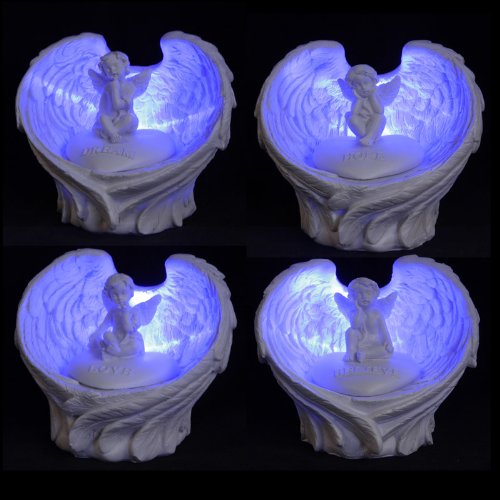 Espoir Dream Love Croyez-Ange Ailes d'ange en pierre LED 4054098871543 Puckator Espoir Dream Love Croyez-Ange Ailes d'ange en pierre LED 4054098871543 Puckator