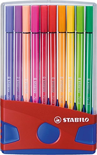 STABILO Pen 68 - ColorParade rouge de 20 feutre...