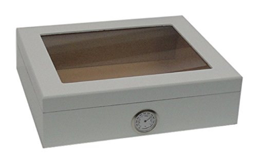 Angelo Cave a cigares humidor pour 20 cigares BLANC Humideur code EAN 4054184000130 