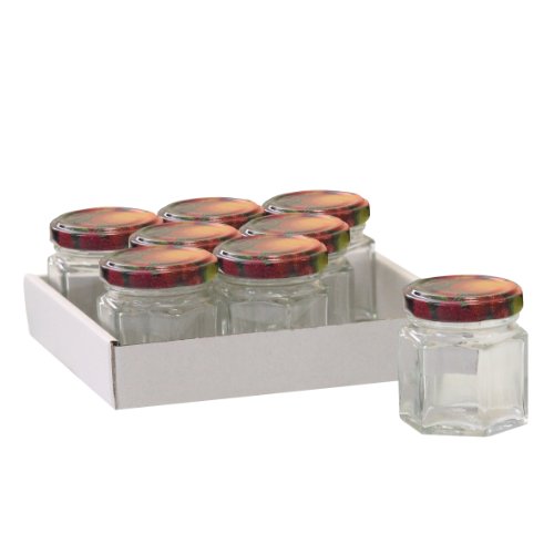 292101 lot de 8 pots à confiture avec couvercle...