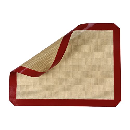 Belmalia Le support de cuisson en silicone Belmalia pour les plaques de cuisson papier de cuisson fibre de verre 40x30cm Rouge Marron code EAN 4054438654386 