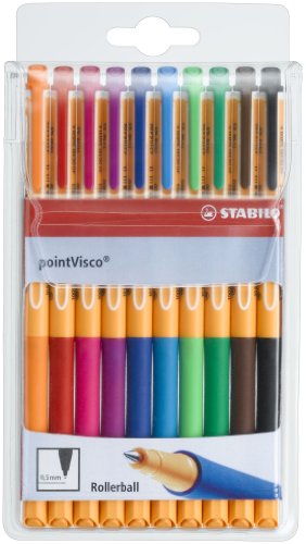 STABILO pointVisco - Pochette de 10 stylos à en...