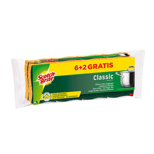 Scotch Brite Éponges vertes Classic  code EAN 4054596690943 