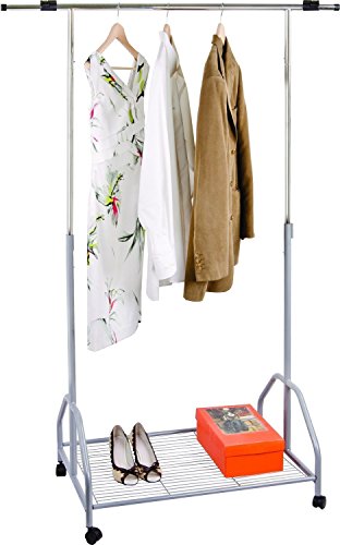 - portant à vêtements avec roulettes - longueur...