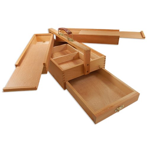 - boite de rangement en bois pour matériel de p...