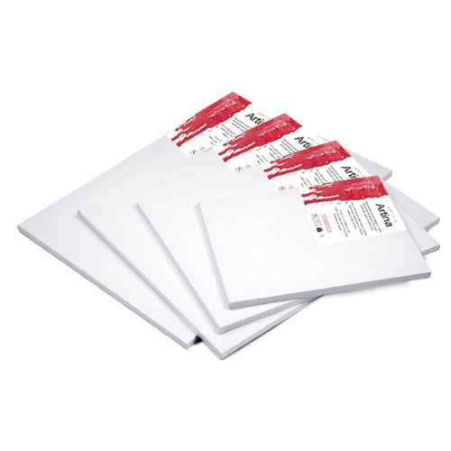 Artina - châssis entoilé - toile à peindre - premium - apprêtée 3 fois - lot de 10 - 30x50cm 380g/m² code EAN 4054673027051 