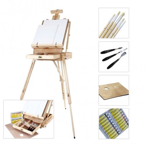 Madrid mallette chevalet - xxl - lot de peintur...