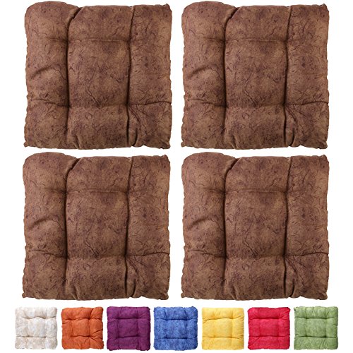 Lot de 4 galettes de chaises 'Carrione' - Marbr...